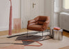 New York Line Armchair Leather Ocean 22