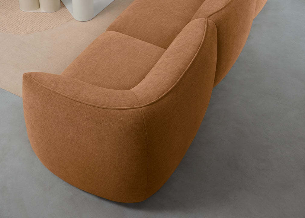 Vela Piping 4 Seater Sofa