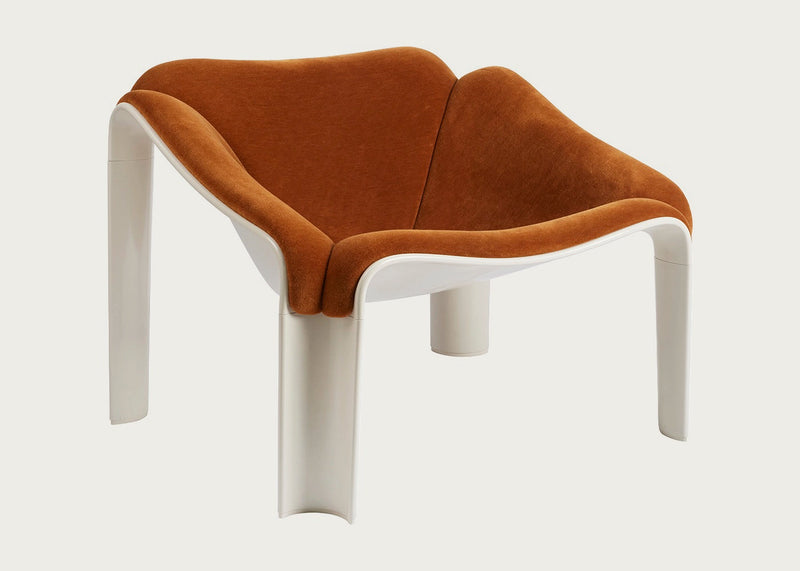 F300 Lounge Chair Squirrel Alabaster White Base Dedar Alpaca Alto Squirrel 21 / Alabaster