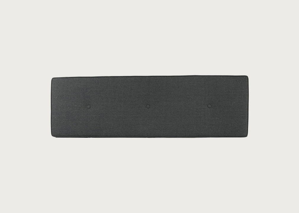 Brunel Bench Cushion Smoke Grey Fabric