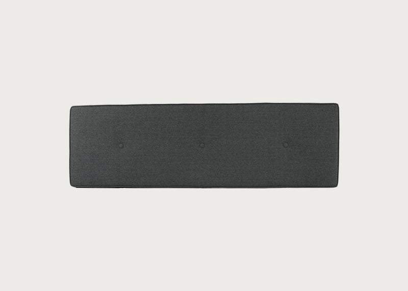 Brunel Bench Cushion Smoke Grey Fabric