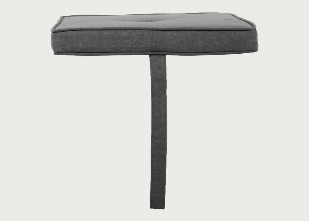 Brunel Stool Cushion Smoke Grey Fabric