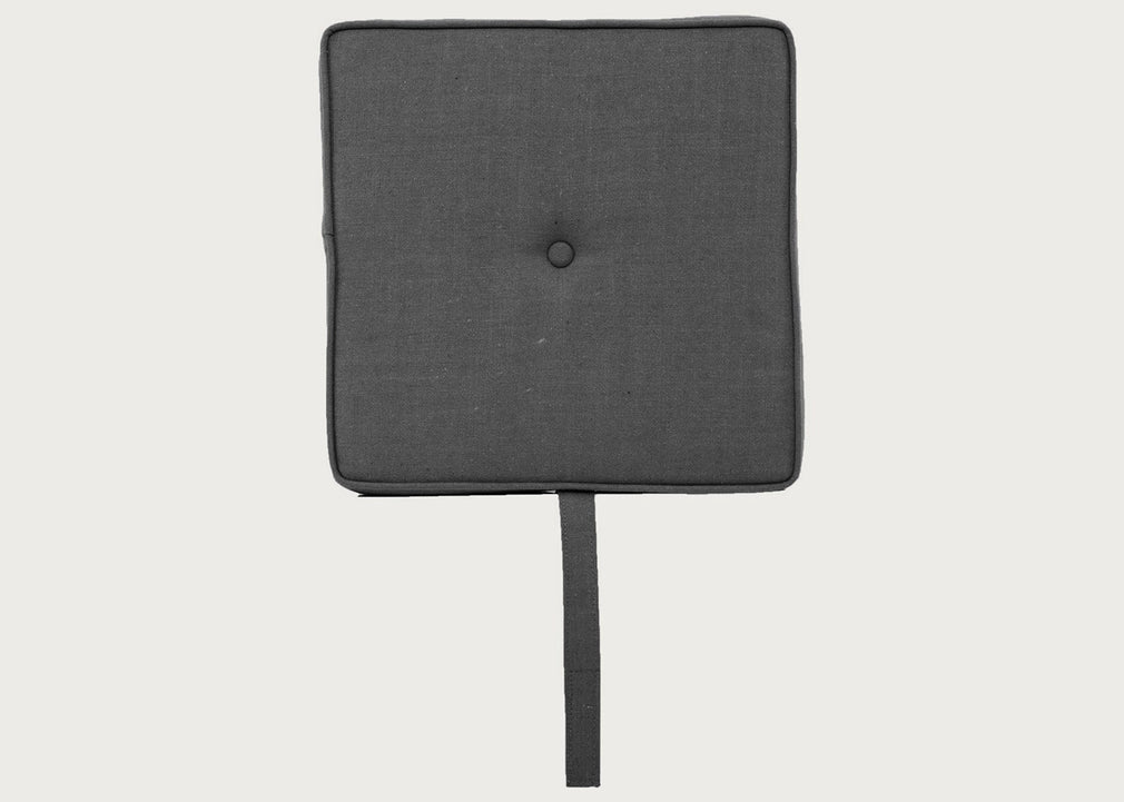Brunel Stool Cushion Smoke Grey Fabric