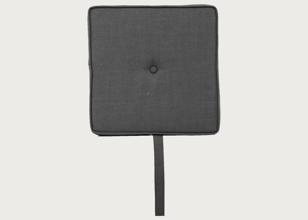 Brunel Stool Cushion Smoke Grey Fabric
