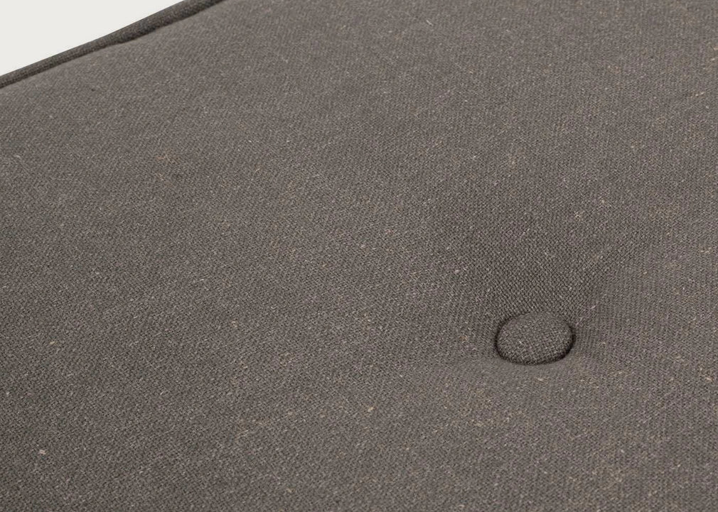 Brunel Stool Cushion Smoke Grey Fabric