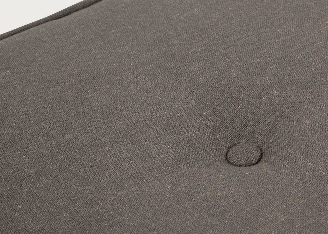 Brunel Stool Cushion Smoke Grey Fabric