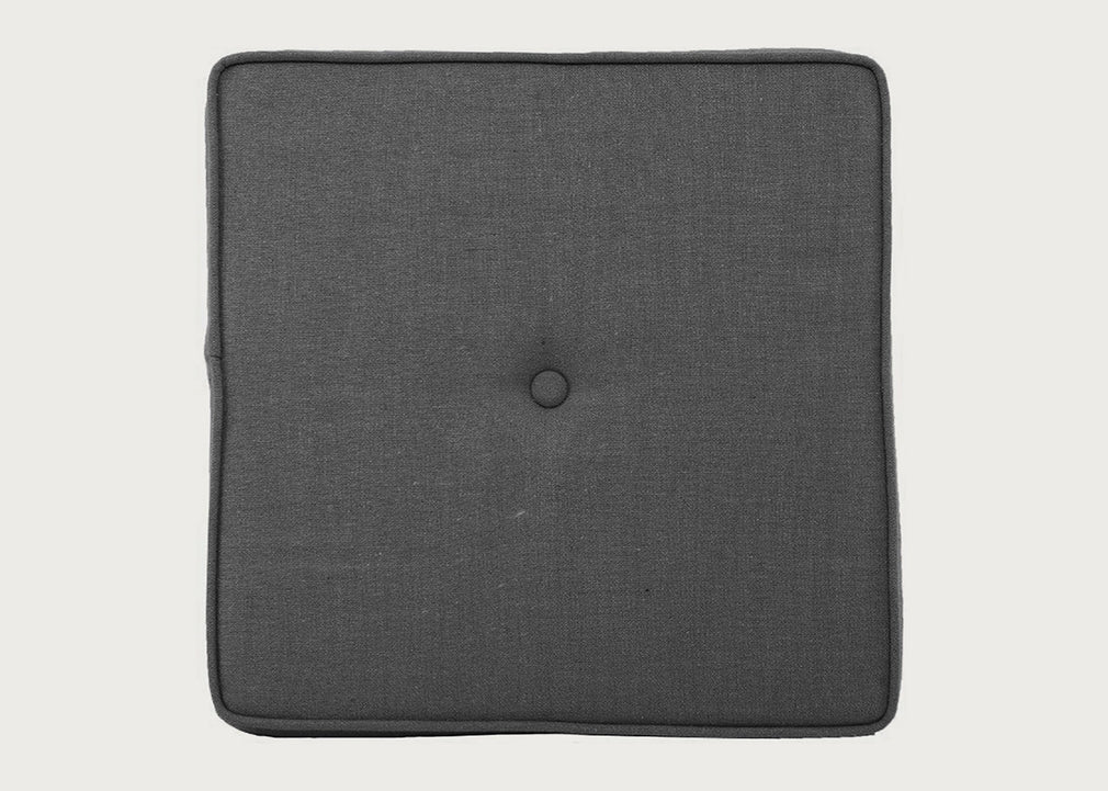 Brunel Stool Cushion Smoke Grey Fabric
