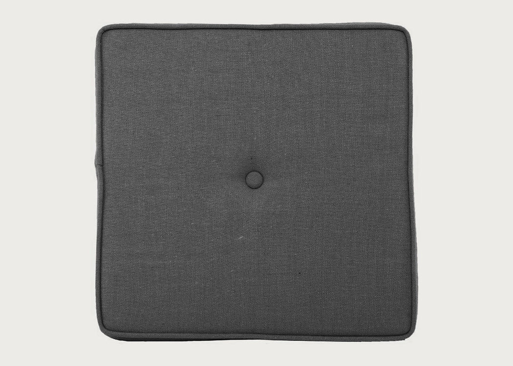 Brunel Stool Cushion Smoke Grey Fabric