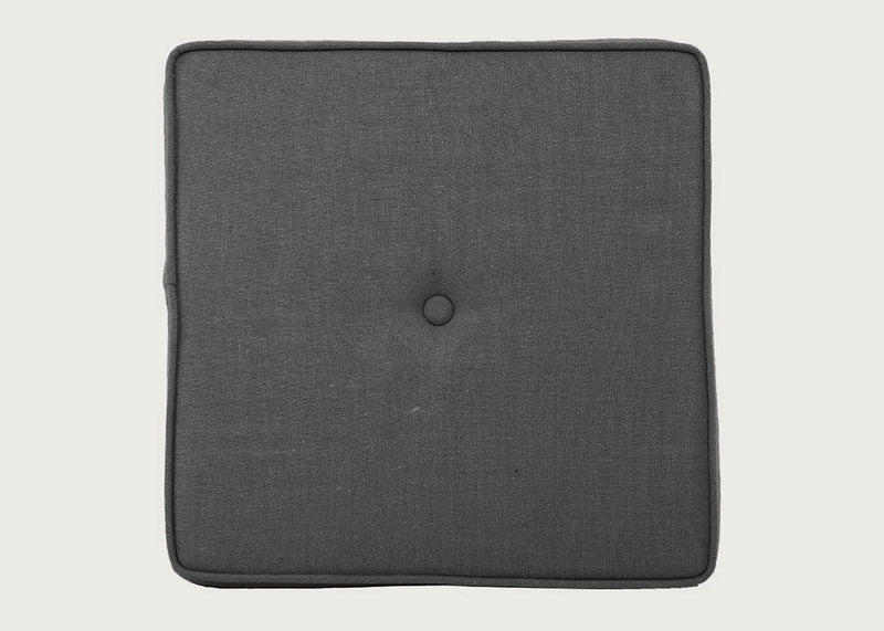 Brunel Stool Cushion Smoke Grey Fabric
