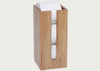 Wood Toilet Roll Box Natural Oak