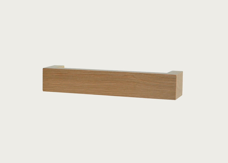 Wood Wall Mounted Hand Towel Rail Natural Oak