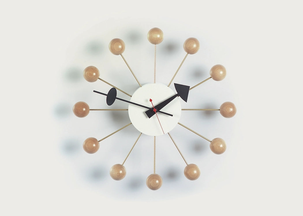 Ball Clock Natural