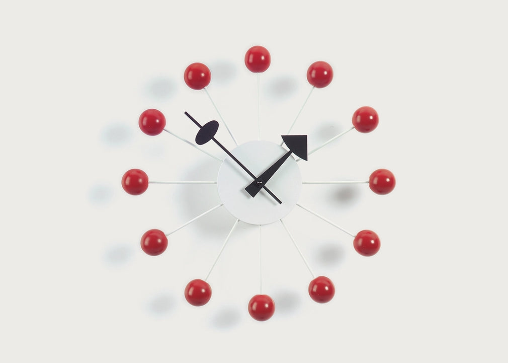 Ball Clock Red