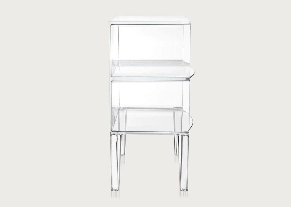 Ghost Buster Side Table Large Transparent Crystal