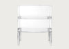 Ghost Buster Side Table Large Transparent Crystal