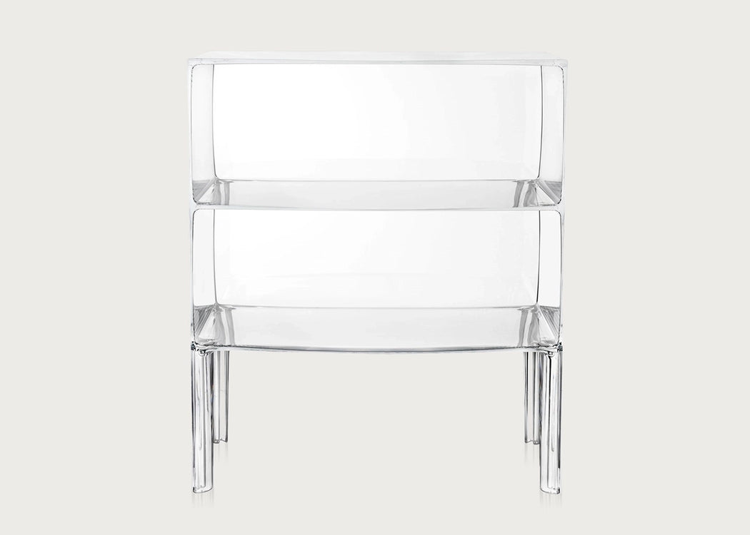 Ghost Buster Side Table Large Transparent Crystal