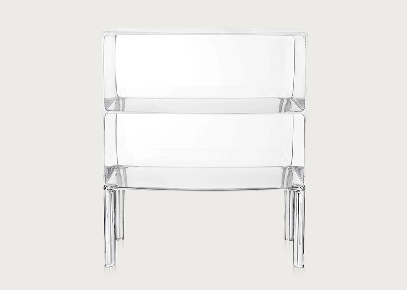 Ghost Buster Side Table Large Transparent Crystal
