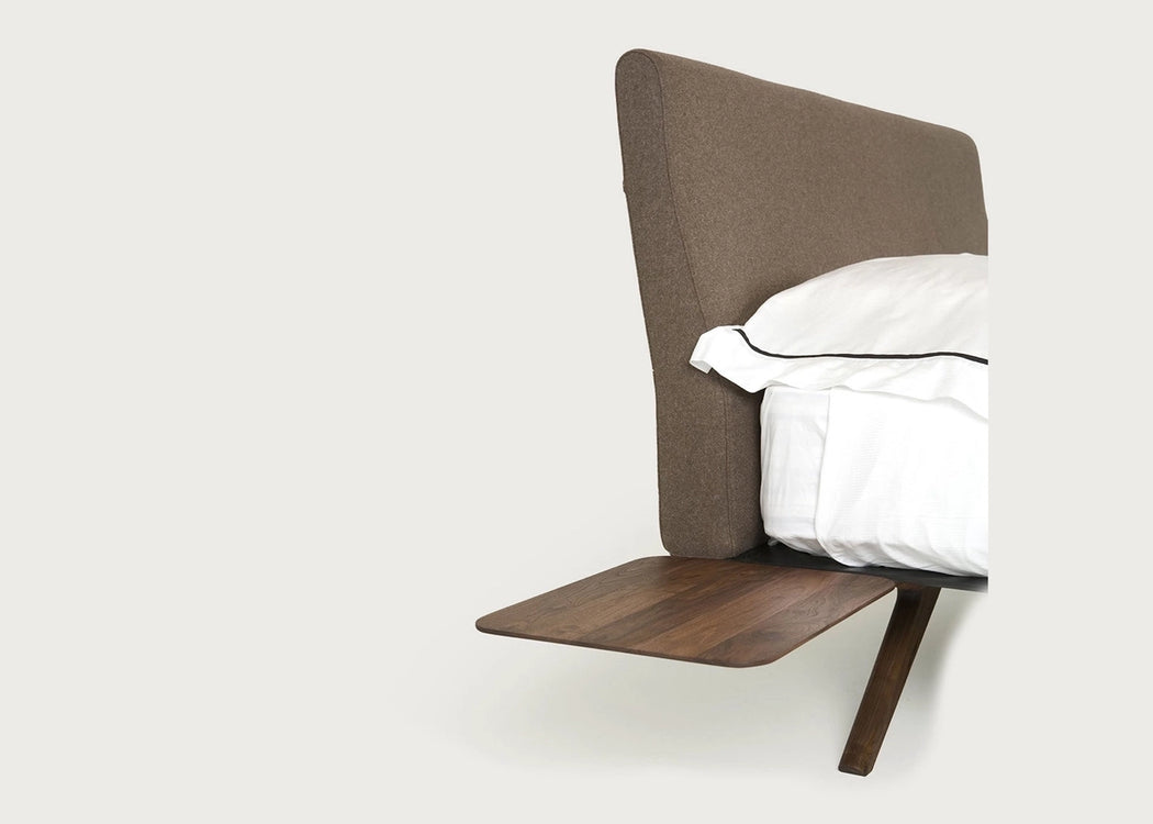 Hepburn Bedside Table Walnut