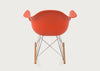 Eames Plastic Rocking Armchair RE RAR Poppy Red