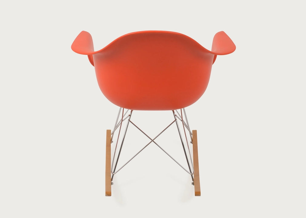 Eames Plastic Armchair RE RAR Poppy Red