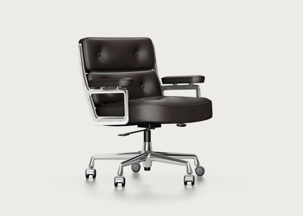 Eames ES 104 Lobby Chair Chocolate Leather
