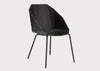 Rocher Dining Chair Black/Black Legs