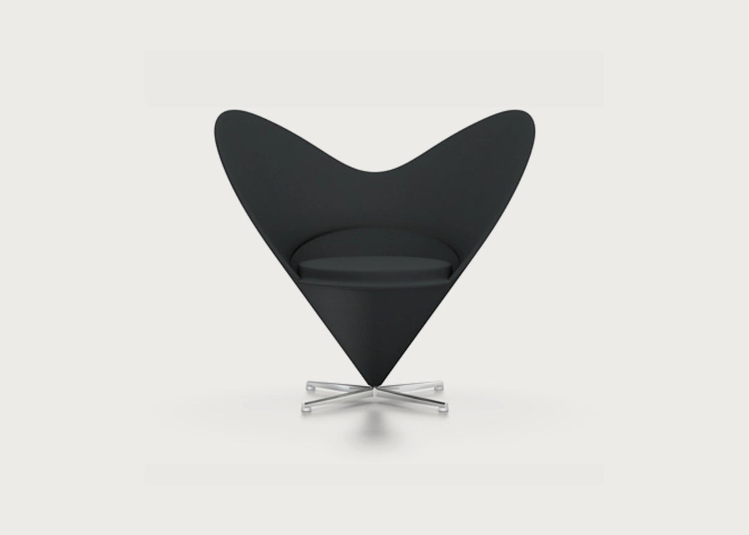 Heart Cone Chair Black