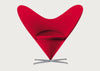Heart Cone Chair Red