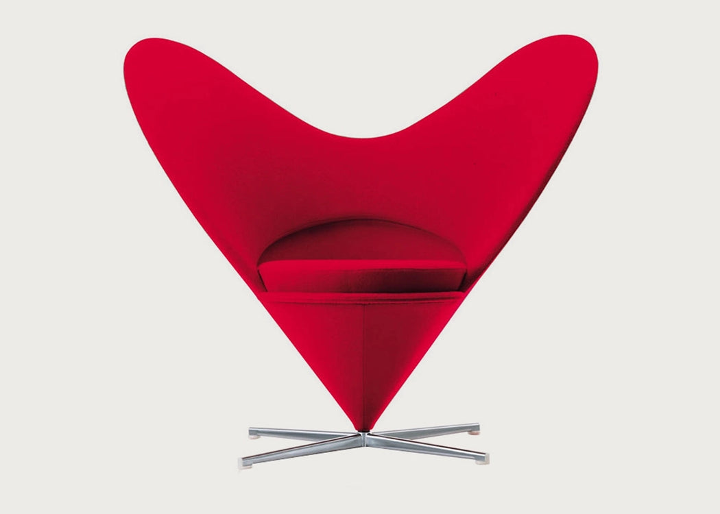 Heart Cone Chair Red
