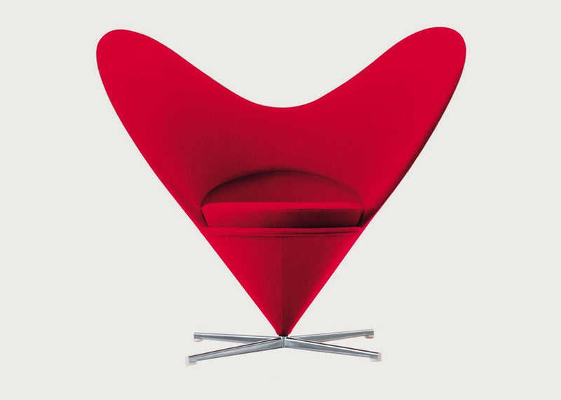 Heart Cone Chair Red