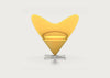 Heart Cone Chair Yellow
