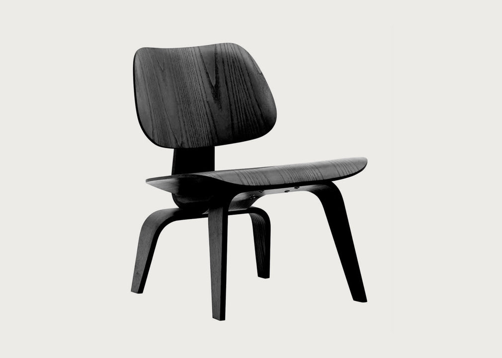 Eames PlyWood Group LCW Chair Black Ash