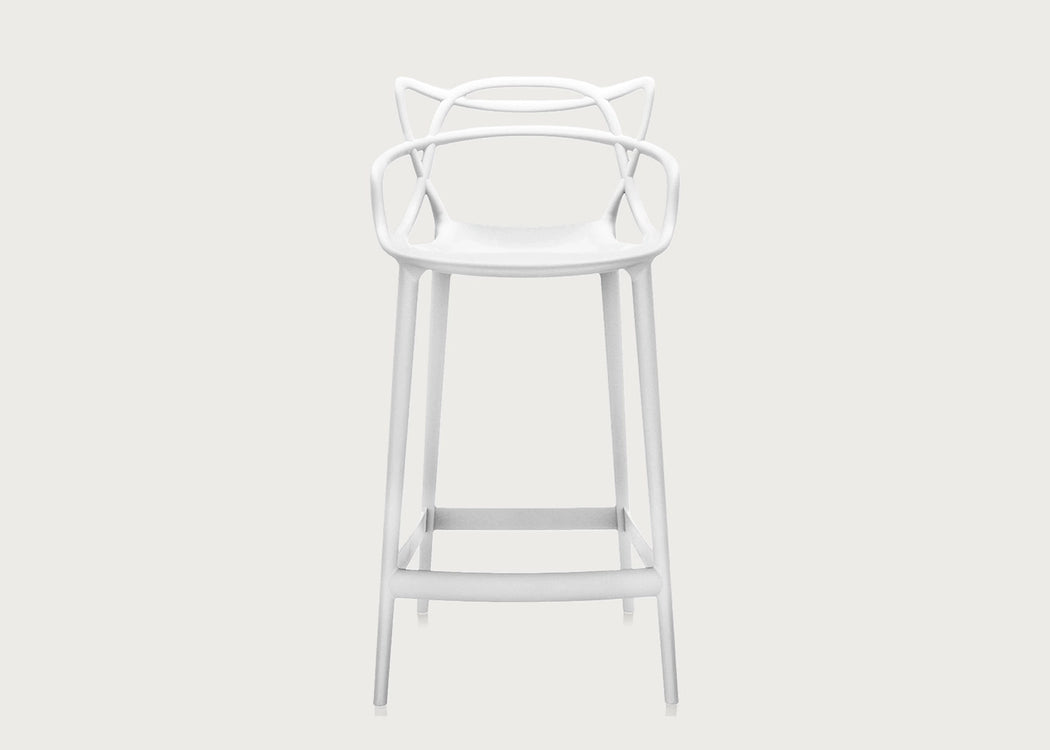 Masters Stool Medium White