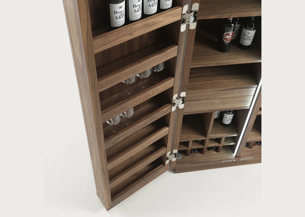 Cambusa Wine Cabinet Walnut