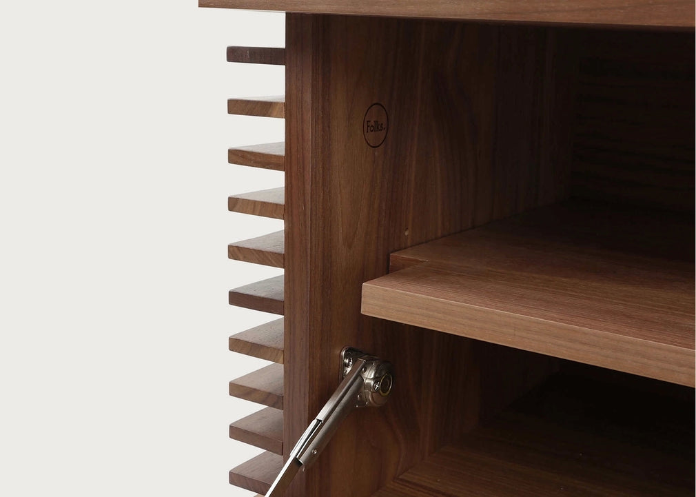 Verona Narrow TV Unit Walnut