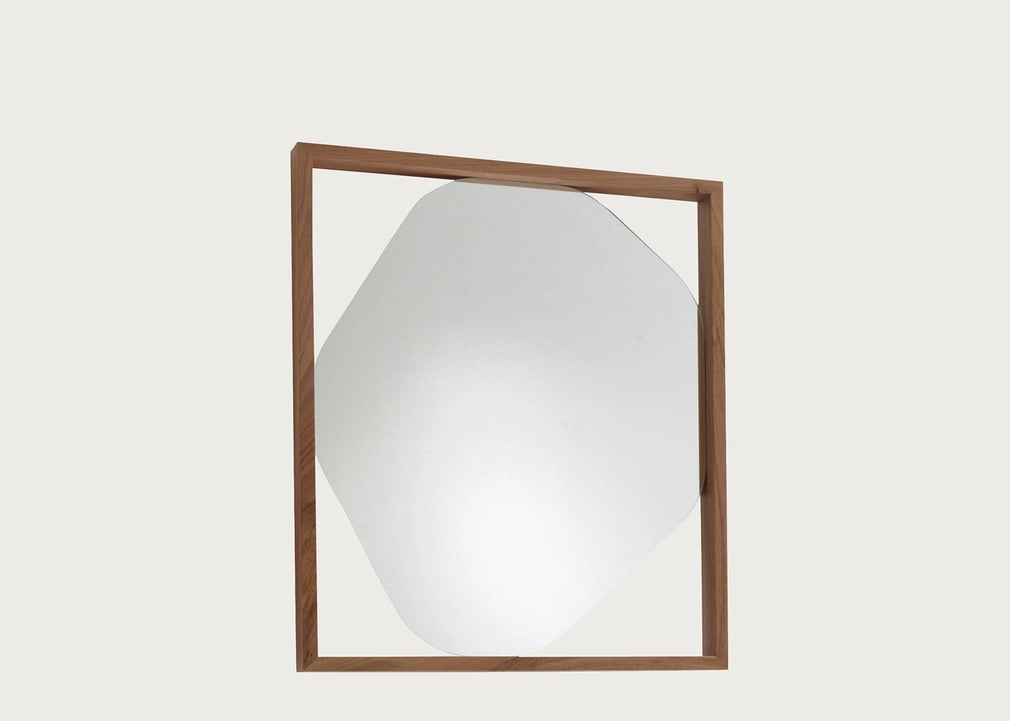 Belize Mirror Small Walnut