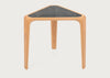 Mary's Side Table Oak / Black Marble