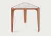 Mary's Side Table Walnut / White Marble