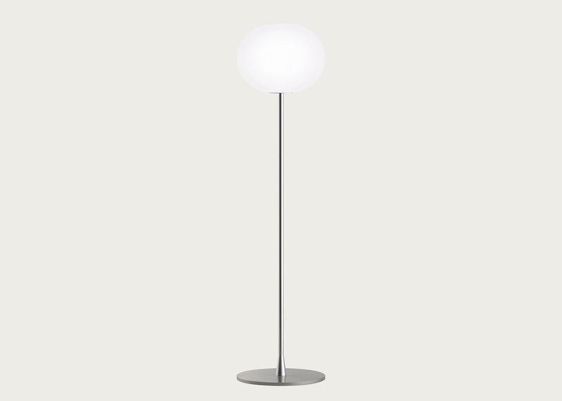 Glo Ball Floor Lamp Silver / Small