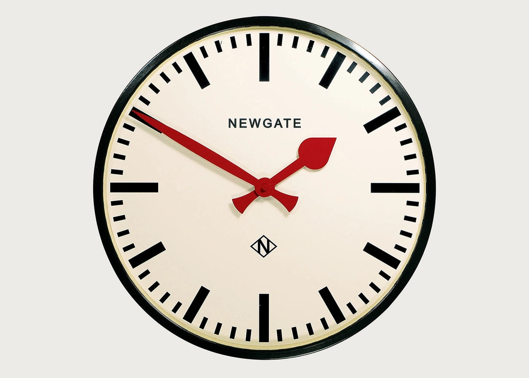Putney Black Wall Clock