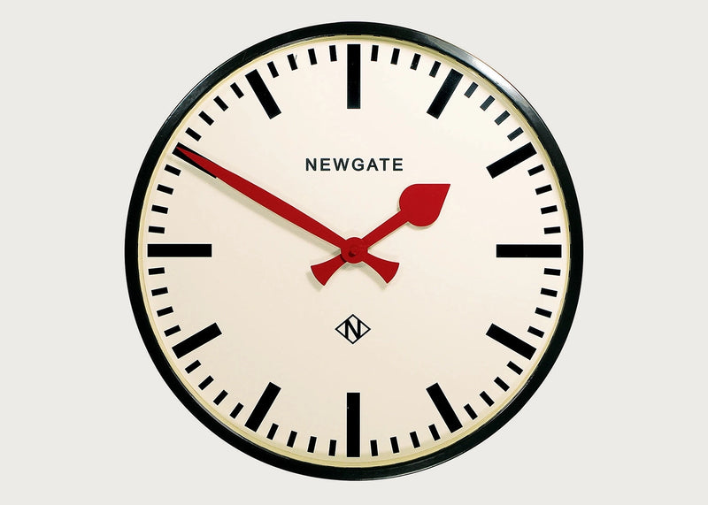 Putney Black Wall Clock