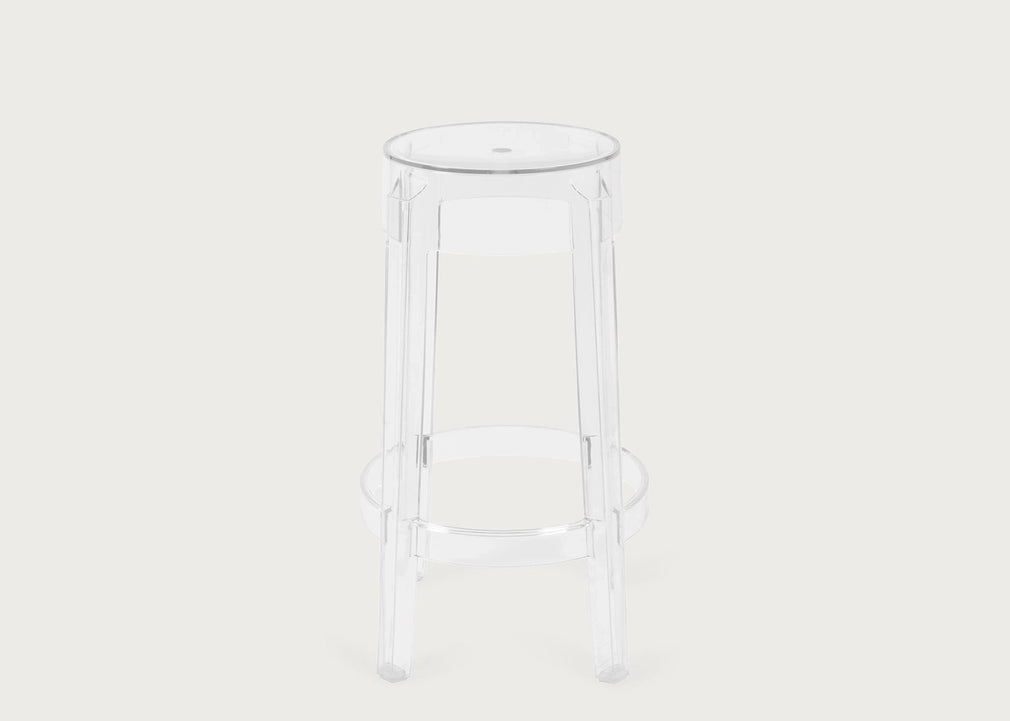 Charles Ghost Bar Stool Crystal