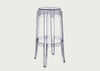 Charles Ghost Bar Stool Smoke Grey