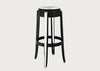 Charles Ghost Bar Stool Black