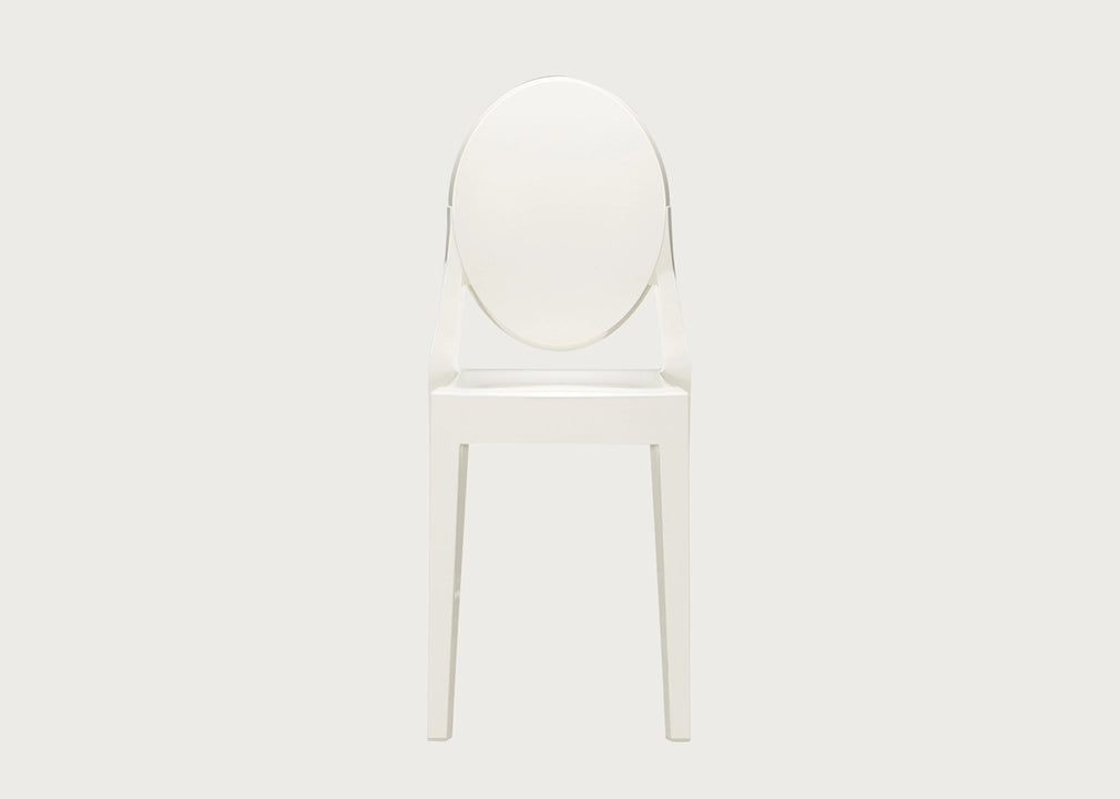 Victoria Ghost Chair Solid White
