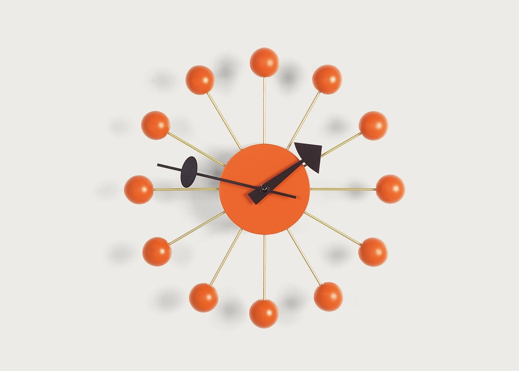 Ball Clock Orange