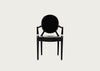 Lou Lou Ghost Child's Chair Gloss Black