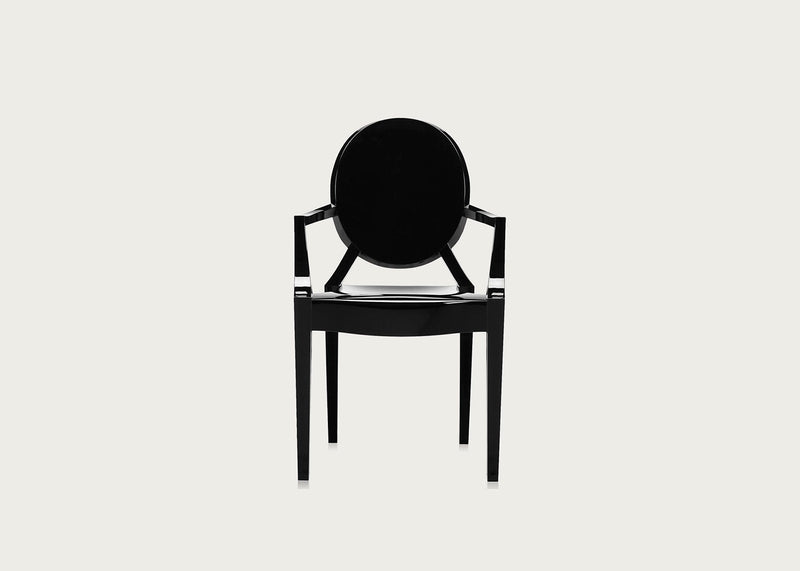 Lou Lou Ghost Child's Chair Gloss Black