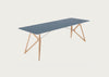 Tink Dining Table 200cm / Blue White Oiled Oak