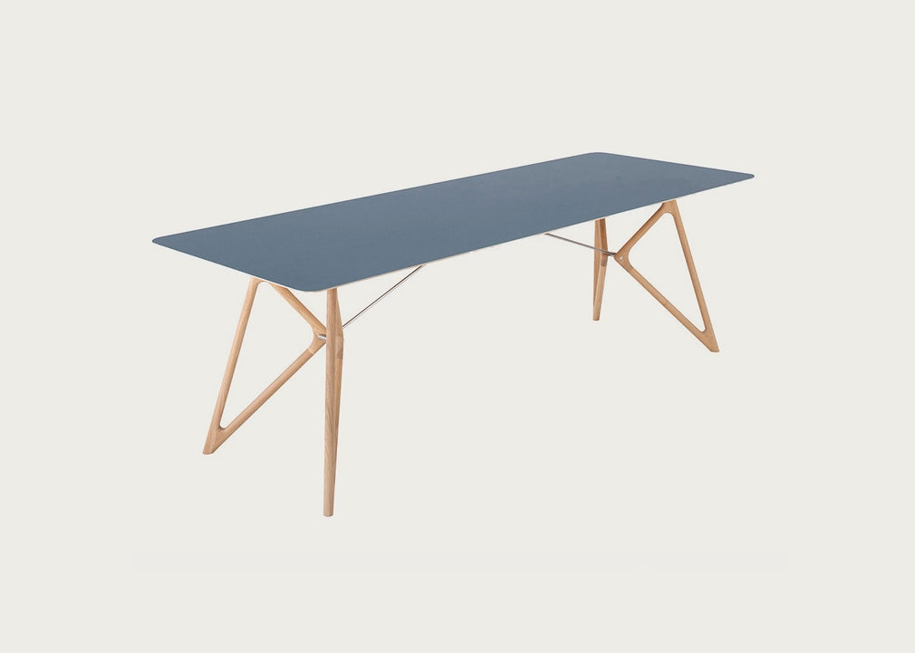 Tink Dining Table 200cm / Blue White Oiled Oak